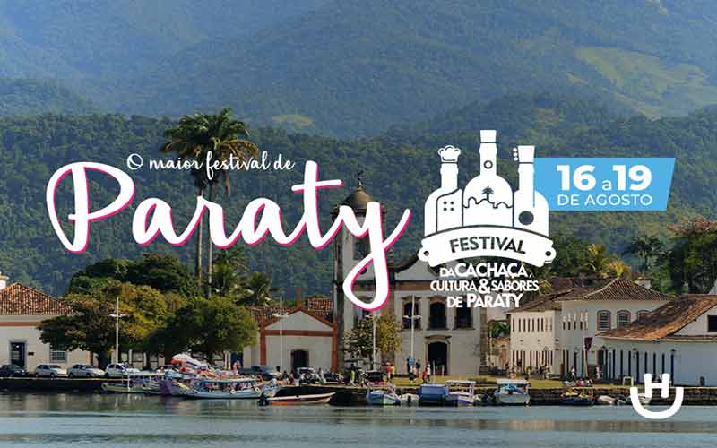 Curta o 36º Festival da Cachaça, Cultura e Sabores de Paraty, de 16 a 19 de agosto de 2018