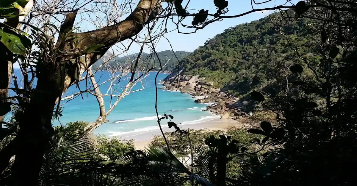 Praia de Santo Antônio na Ilha Grande, RJ,