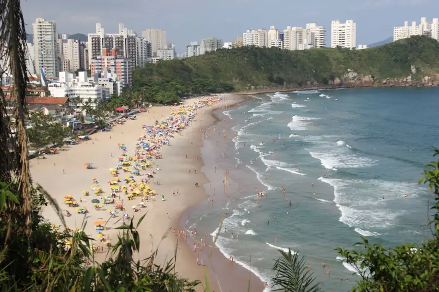 Praia do Tombo em Itanhaém